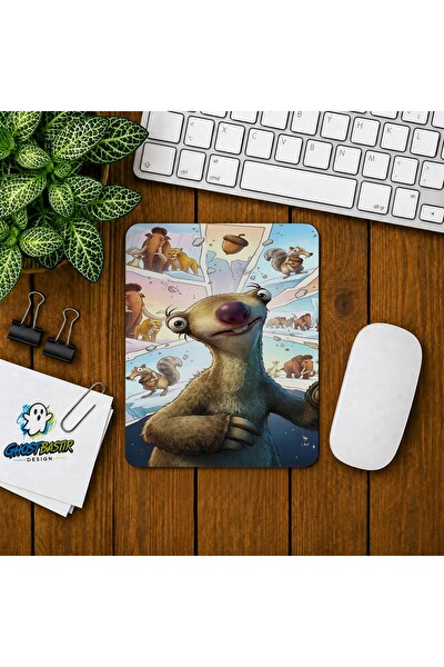 Ghostbastır Design Buz Devri Baskılı Oyuncu Mouse Pad 044
