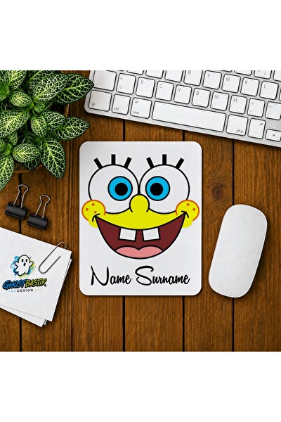 Ghostbastır Design Kişiye Özel Sünger Bob Baskılı Oyuncu Mouse Pad 0170