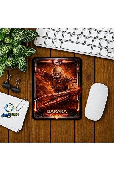 Ghostbastır Design Mortal Kombat Baraka Baskılı Oyuncu Mouse Pad 0210
