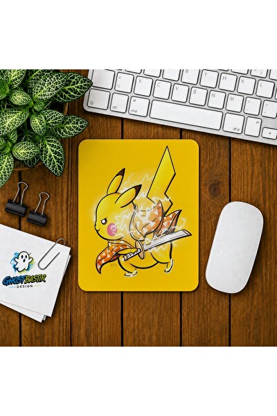 Ghostbastır Design Pikachu Baskılı Oyuncu Mouse Pad 0236