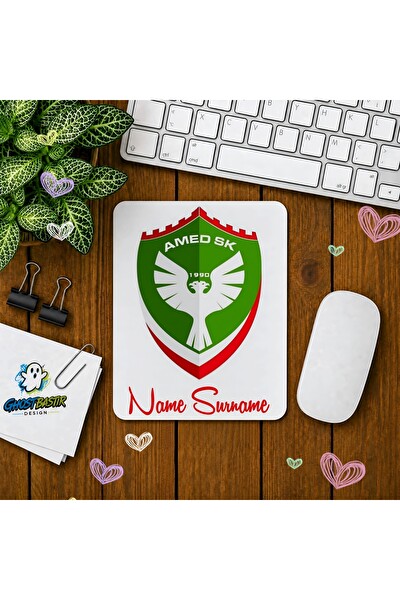 Ghostbastır Design Kişiye Özel Amedspor Baskılı Oyuncu Mouse Pad 0145