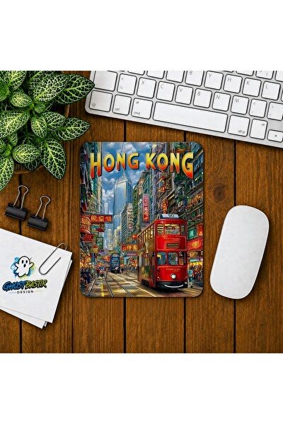 Ghostbastır Design Hong Kong Baskılı Oyuncu Mouse Pad 0102