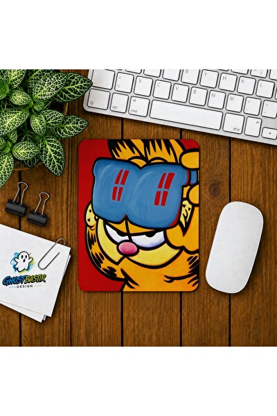 Ghostbastır Design Garfield Baskılı Oyuncu Mouse Pad 079
