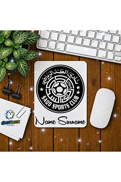 Ghostbastır Design Kişiye Özel Sadd Sports Club Baskılı Oyuncu Mouse Pad 0166
