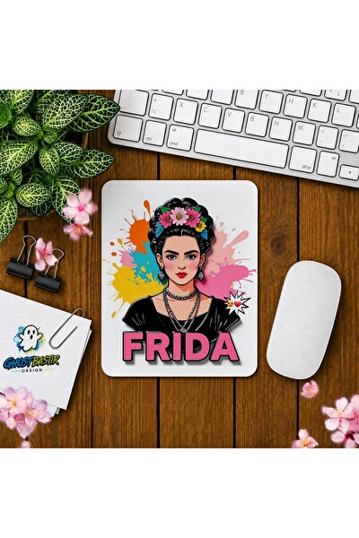 Ghostbastır Design Frida Kahlo Baskılı Oyuncu Mouse Pad 073