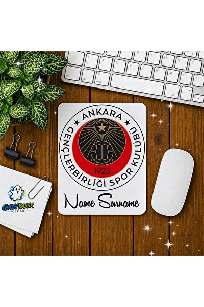 Ghostbastır Design Kişiye Özel Gençlerbirliği Spor Baskılı Oyuncu Mouse Pad 0153
