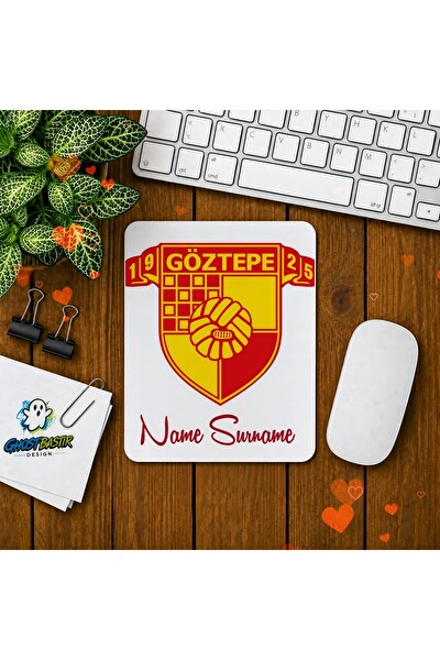 Ghostbastır Design Kişiye Özel Göztepe Spor Baskılı Oyuncu Mouse Pad 0154