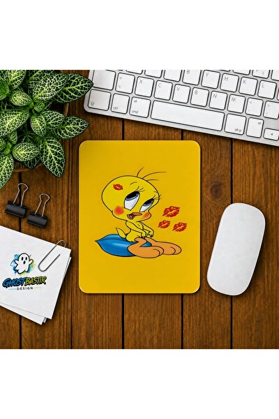 Ghostbastır Design Tweety Baskılı Oyuncu Mouse Pad 0342