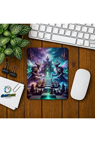 Ghostbastır Design Fantastik Satranç Baskılı Oyuncu Mouse Pad 071