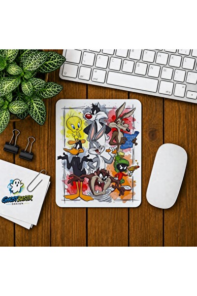 Ghostbastır Design Looney Tunes Baskılı Oyuncu Mouse Pad 0180