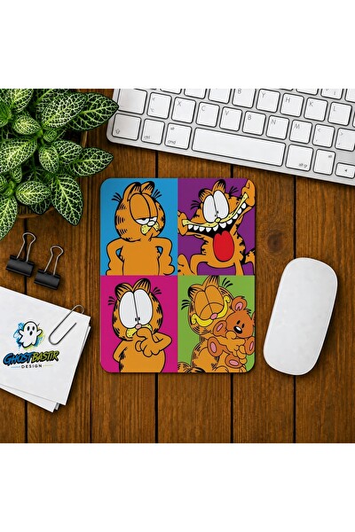 Ghostbastır Design Garfield Baskılı Oyuncu Mouse Pad 080