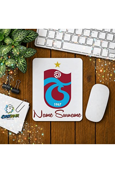 Ghostbastır Design Kişiye Özel Bordo Mavi Baskılı Oyuncu Mouse Pad 0172