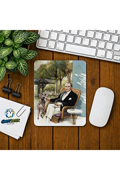 Ghostbastır Design Atatürk Baskılı Oyuncu Mouse Pad 021