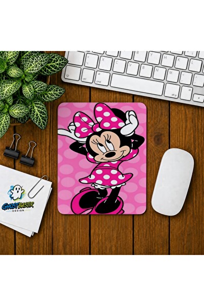 Ghostbastır Design Minnie Mouse Baskılı Oyuncu Mouse Pad 0206