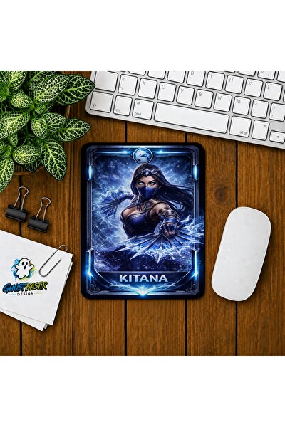 Ghostbastır Design Mortal Kombat Kitana Baskılı Oyuncu Mouse Pad 0185