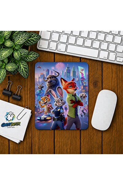Ghostbastır Design Zootropolis Baskılı Oyuncu Mouse Pad 0357