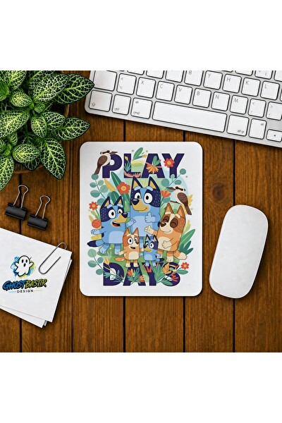 Ghostbastır Design Bluey Baskılı Oyuncu Mouse Pad 033