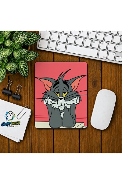 Ghostbastır Design Tom ve Jerry Baskılı Oyuncu Mouse Pad 0326