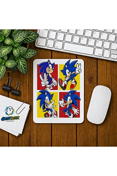 Ghostbastır Design Sonic Baskılı Oyuncu Mouse Pad 0279