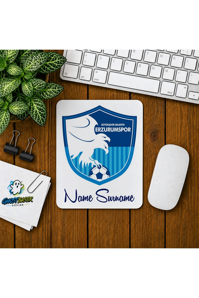 Ghostbastır Design Kişiye Özel Erzurumspor Baskılı Oyuncu Mouse Pad 0151