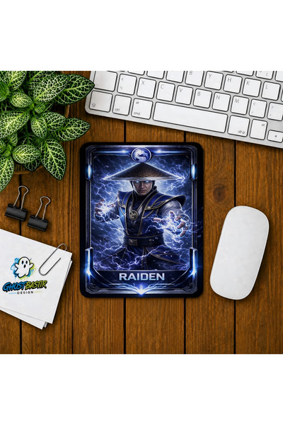 Ghostbastır Design Mortal Kombat Raiden Baskılı Oyuncu Mouse Pad 0188