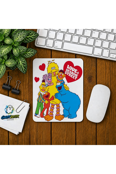 Ghostbastır Design Susam Sokağı Baskılı Oyuncu Mouse Pad 0291