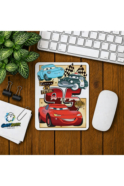 Ghostbastır Design Cars Mcqueen Baskılı Oyuncu Mouse Pad 050