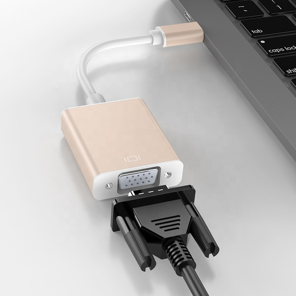 Lunatic 9446 USB 3.1 Type-C to VGA Görüntü Dönüştürücü Adaptör