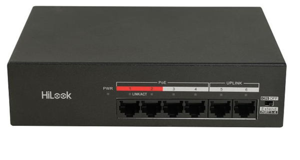 Hilook NS-0106MP-35(O-STD) 4 Port 10-100 Mbps PoE RJ45 Switch