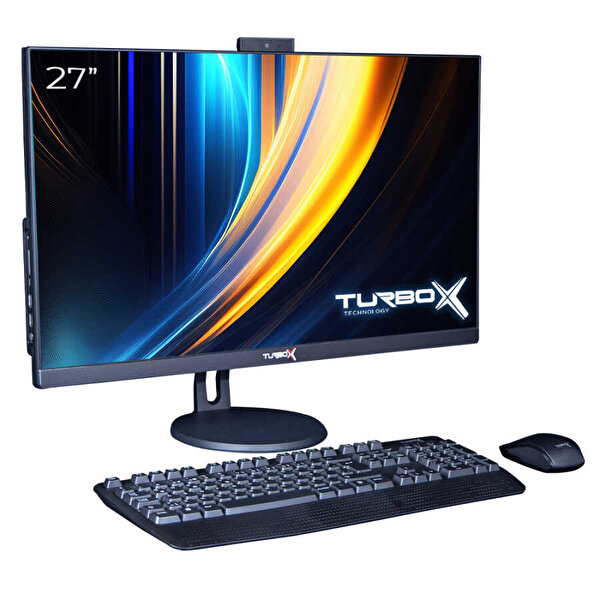 Turbox Turbox TAx1001 Intel Core i5 10400 27" 16 GB RAM DDR4 1 TB NVMe SSD FHD Bluetooth Webcam FreeDOS All In One Bilgisayar