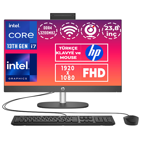 HP ProOne 240 G10 8T2W7ESVB05 Intel Core i7 1355U 23.8