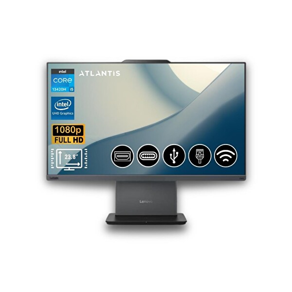 ThinkCentre Neo 50a 24 Gen 5 i5 13420H 23.8" 24GB 1TB M.2 SSD 12SC000QTR ATL10 FreeDOS All In One