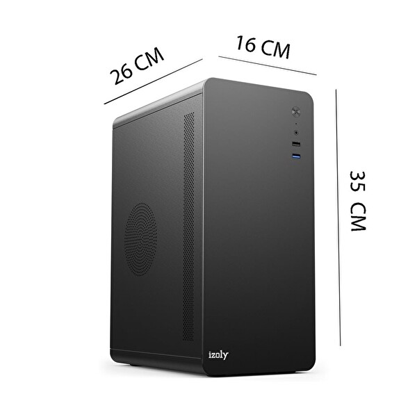 İzoly T700 Intel Core i7-10700 16 GB RAM 256 GB SSD FreeDOS Masaüstü Bilgisayar