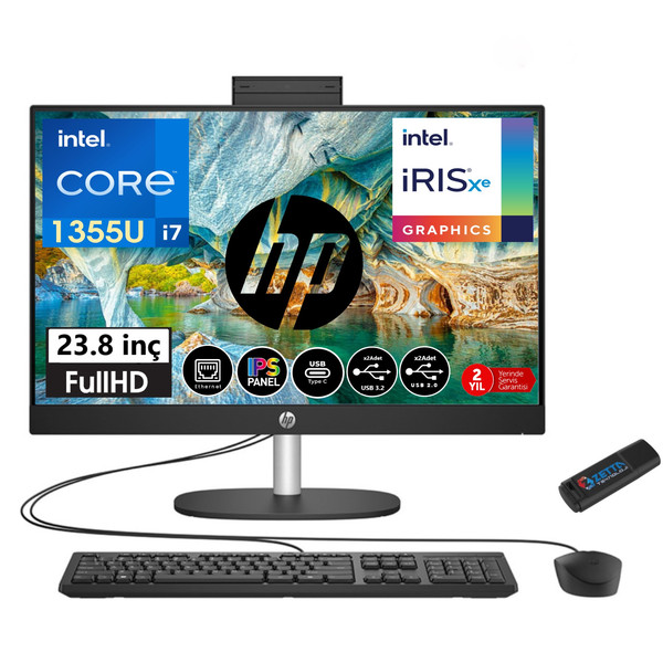 HP Proone 240 G10 88T2W7ESW11 Intel Core i7 1355U 23.8