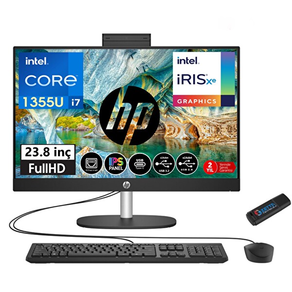 HP Proone 240 G10 88T2W7ESW12 Intel Core i7 1355U 23.8