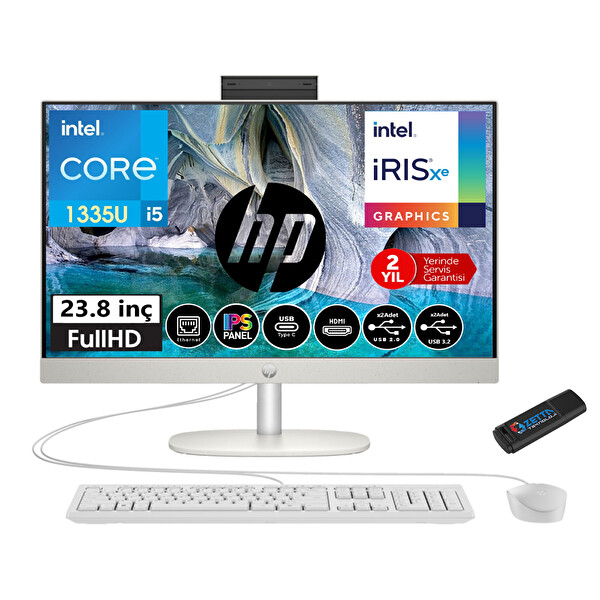 HP Proone 240 G10 Beyaz 6623Z2ET13 i5 1335U 23.8
