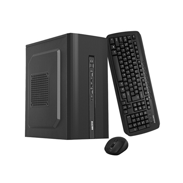 Seclife SC-6120 i3-6100 8 GB RAM 256 GB SSD 300W FreeDOS Masaüstü Bilgisayar - Kablosuz Klavye Ve Mouse Set