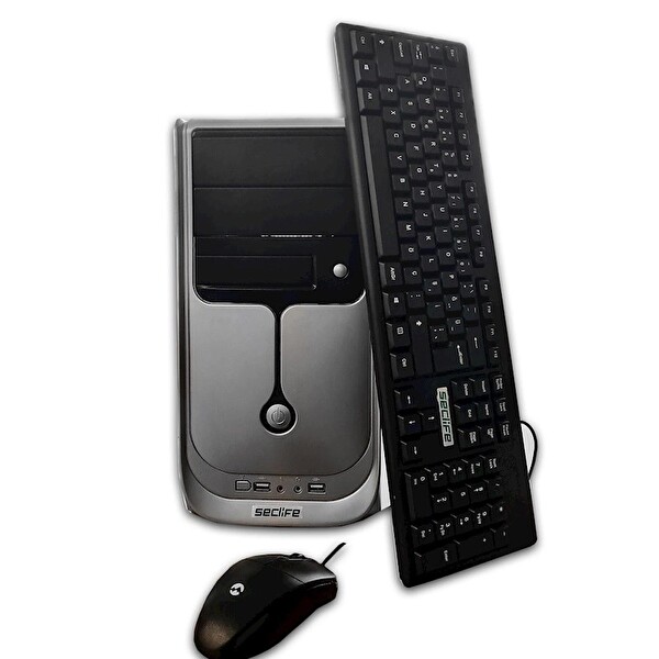 Seclife SC-5530 İ3-530 8 GB RAM 128 GB SSD FreeDOS Masaüstü Bilgisayar-Seclife Klavye Ve Mouse