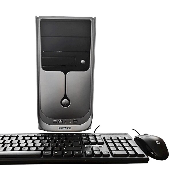 Seclife SC-5530 İ3-530 8 GB RAM 128 GB SSD FreeDOS Masaüstü Bilgisayar-Seclife Klavye Ve Mouse