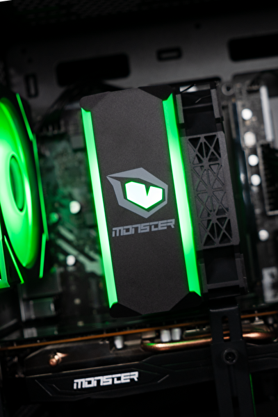 Monster Tulpar TD3 V1.2.3 AMD Ryzen 5 8400F A620A Anakart 16GB 1TB Rx 7600 Freedos Masaüstü Oyun Bilgisayarı - Siyah