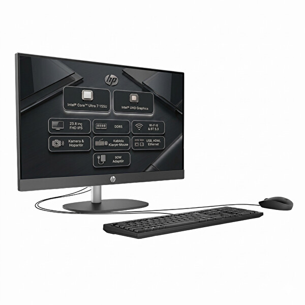 HP ProOne 240 G10 Ultra 7 155U 32GB 2TB SSD 23.8
