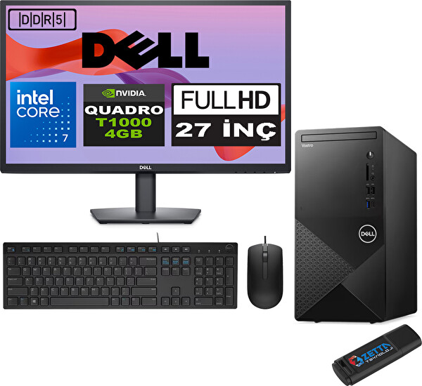 Dell Vostro 3030 mt i7 12700 16 GB 4 TB SSD 27