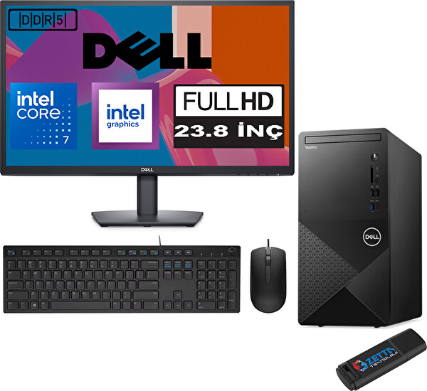 Dell Vostro 3030 mt Intel Core i7 12700 16 GB RAM 1 TB SSD 23.8