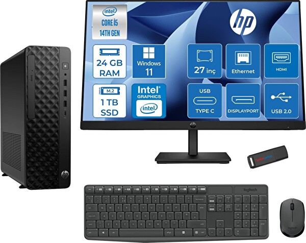 HP Prodesk 2 Sff G1I Intel Core I5 14400 24 GB RAM 1 TB SSD W11
