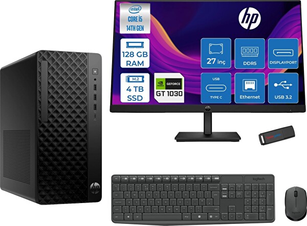 HP Prodesk 2 Tower G1I Intel I5 14500 128 GB 4 TB SSD 4 GB GT1030 FreeDOS - 27