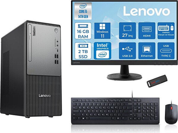 Lenovo Thinkcentre Neo 50T G5 I5 14400 16 GB 2 TB SSD 27