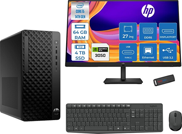 HP Prodesk 2 Tower G1I Intel I5 14500 64 GB 4 TB SSD 6 GB RTX3050 FreeDOS - 27