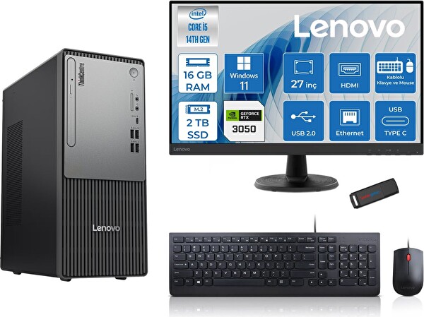 Lenovo Thinkcentre Neo 50T G5 I5 14400 16 GB 2 TB SSD 27