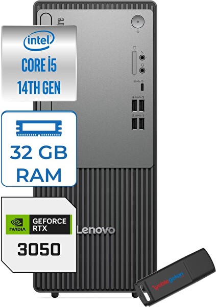 Lenovo Thinkcentre Neo 50T G5 i5-14400 32 GB 2 TB SSD 21.5