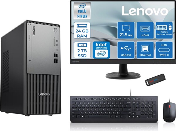 Lenovo Thinkcentre Neo 50T G5 I5 14400 24 GB 2 TB SSD 21.5